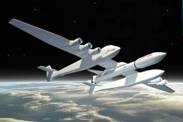 ساخت بزرگترین هواپیمای ماهواره‌بر جهان در آمریکا