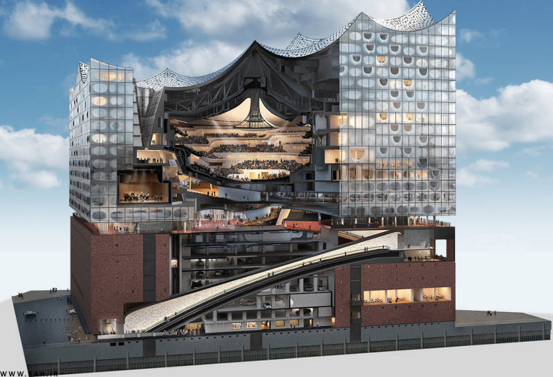 یک شاهکار معماری: سالن جدید کنسرت هامبورگ که کامل‌ترین و بهترین سالن کنسرت از نظر آکوستیک لقب گرفته است