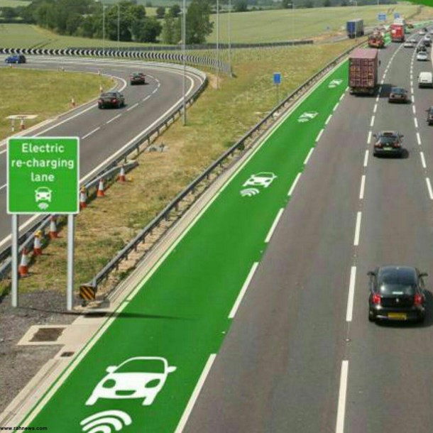 مسیر سبز مخصوص خودروهای الکتریکی