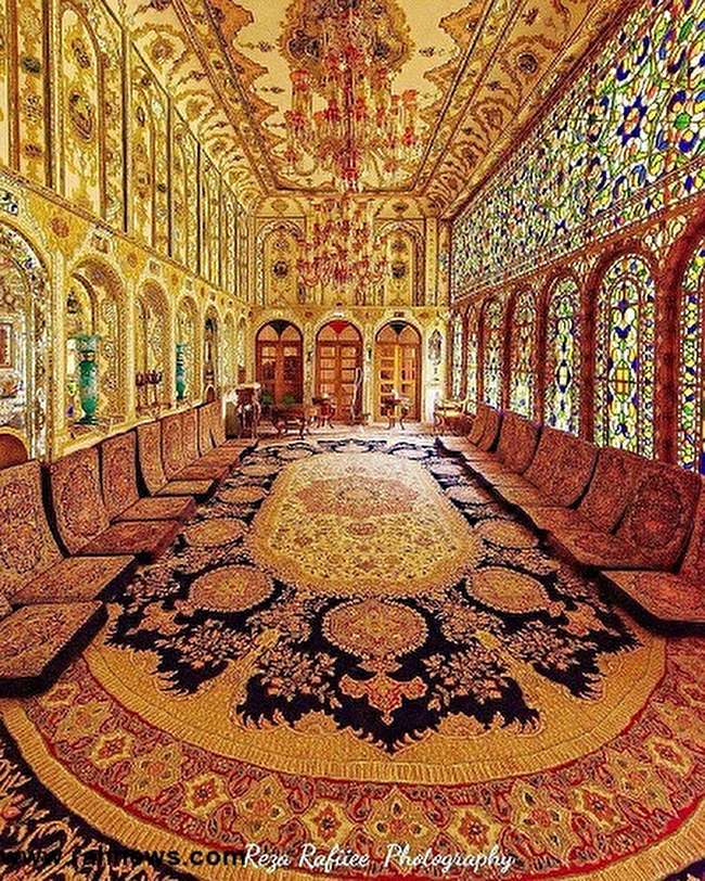 هنر حیرت انگیز ایرانی ‏در خانه ملاباشی اصفهان (ملاباشی منجم ناصرالدین شاه)